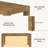 63'' Solid Wood Home Office Desk Computer Desk Executive Desk Writing Desk-681852535