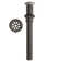 High-Flow Grid 1.25" Grid Bathroom Sink Drain without Overflow