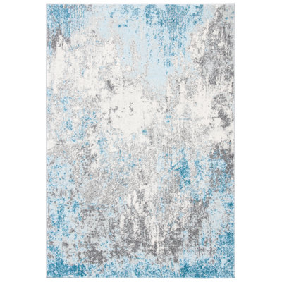 Vahram Abstract Looped / Hooked Area Rug