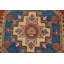 Tapis unique en laine noué à la main rouge / beige / bleu de 8 pi 10 po x 12 pi 4 po Hetherington