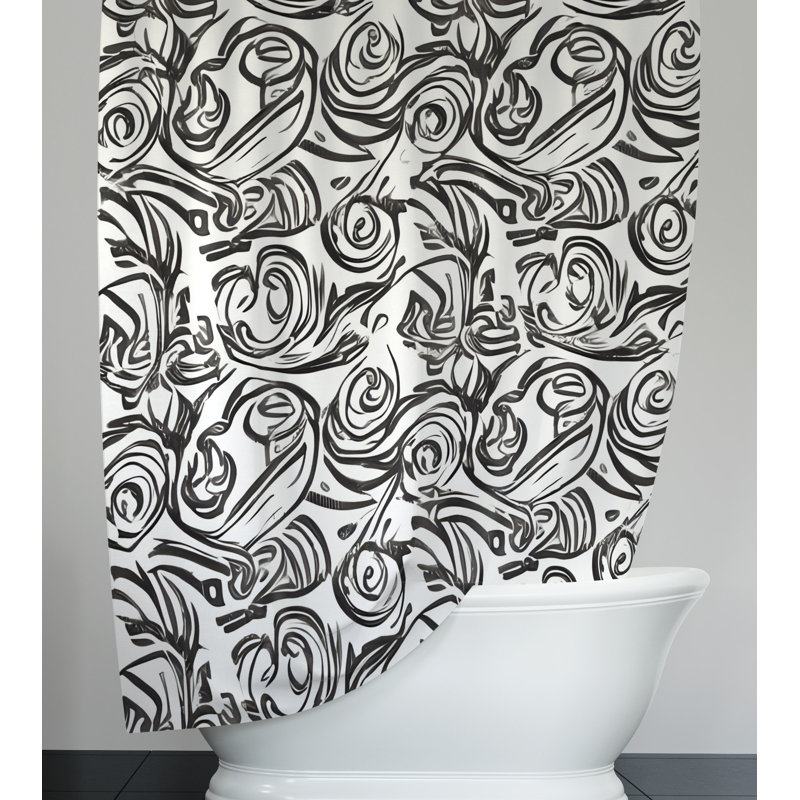 Rideau de douche Areefa, H 72 po x l 70 po
