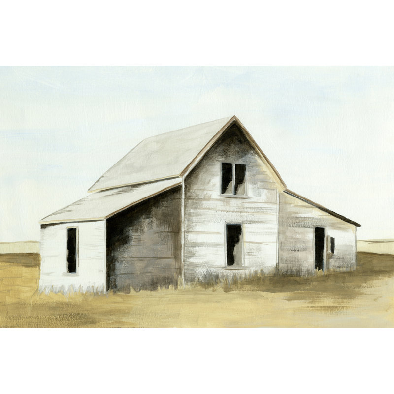 Amarillo II by Megan Meagher - Painting Print, 30cm H x 46cm W, Black Floater Framed