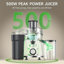 Extracteur de jus Sifene, compact, à grande vitesse, goulotte de 2,5 po, facile à utiliser et à nettoyer, sans BPA-94218588