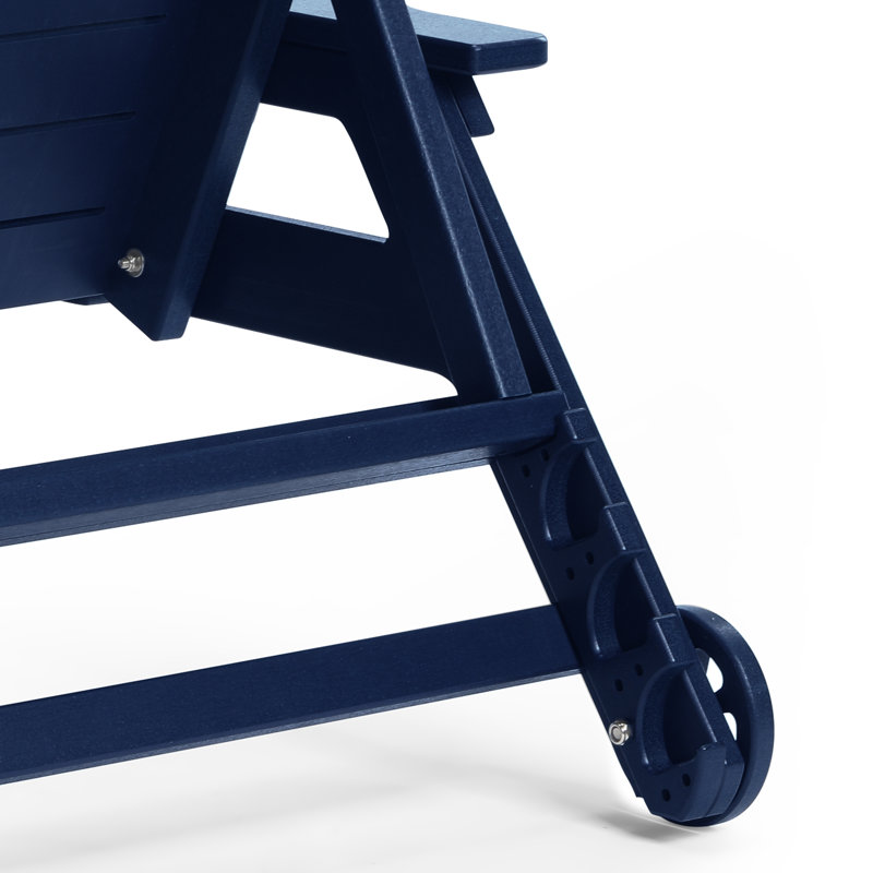Chaise longue inclinable Brighton, Bleu