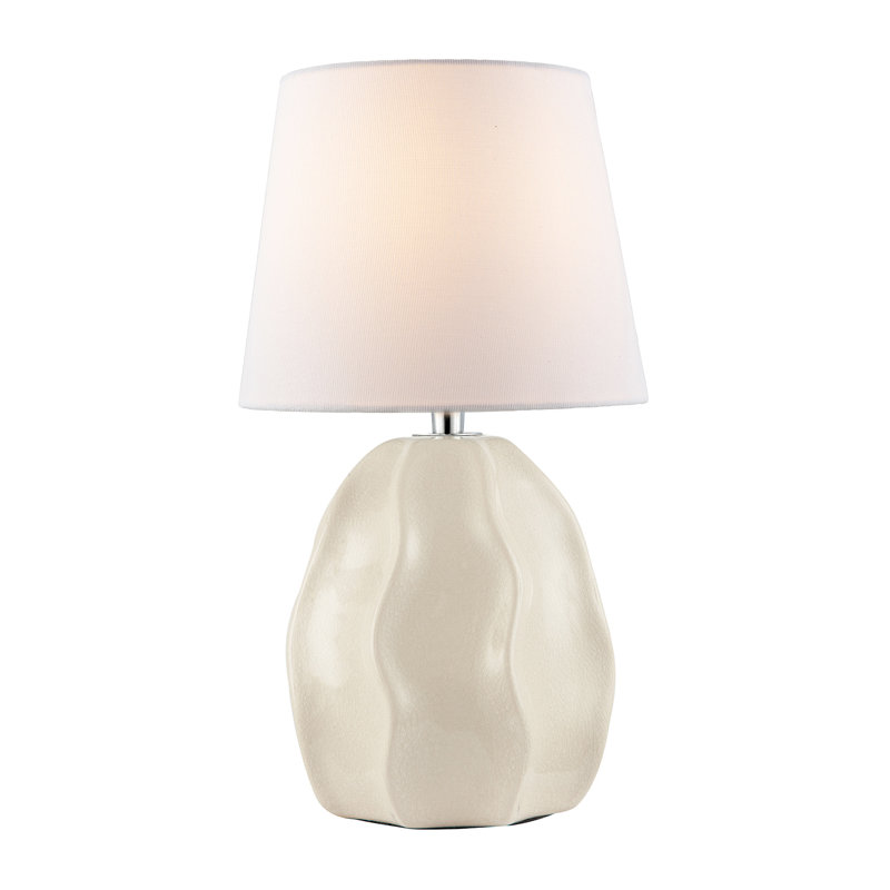 25Cm Cream Table Lamp Base