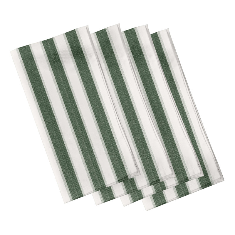 Ensemble de serviettes 4 pièces Marydel, L 18 po x L 18 po, Vert