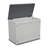 Horizontal Storage Shed Weather Resistance, Large Outdoor Storage Cabinet Lockable, Thick HDPE Plastic Storage Unit For Backyards, Patio, Garden(28 Cu.Ft/Ivory ) White