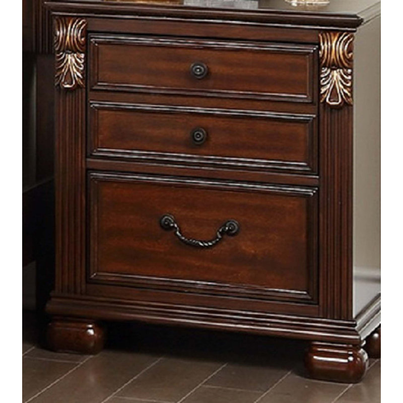 Table de chevet en bois