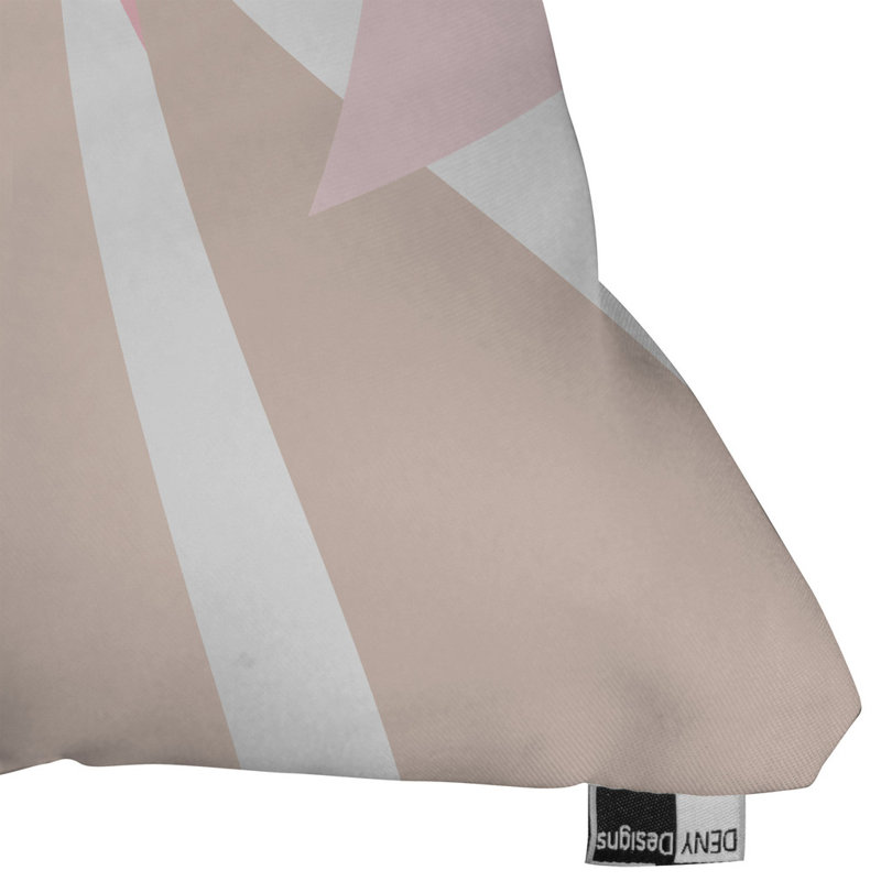 Allyson Johnson Blush Mod Outdoor Throw Pillow, 16" x 16"