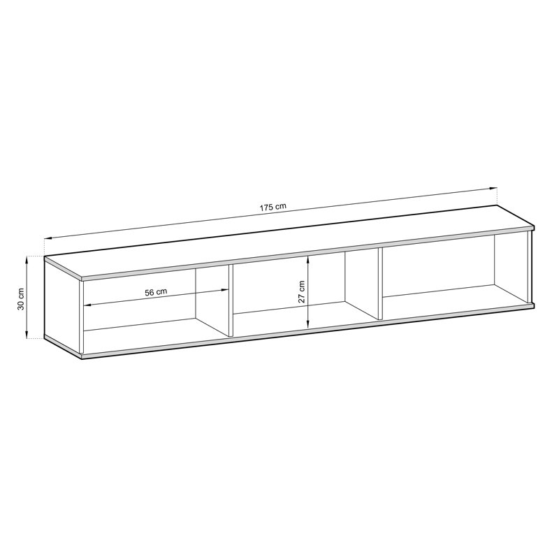 Deakyneville Unfinished TV Stand for TVs up to 75", Beige/Gold