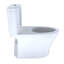 Toilette allongée deux pièces 1,28 et 0,8 GPF TOTO® Aquia® IV avec CEFIONTECT® et siège SoftClose®, prêt pour WASHLET® +, blanc coton-71211472