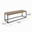 JECO INDUSTRIAL WOOD AND METAL BENCH