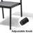Cyanni 8 - Person 82.5'' L Outdoor Dining Set with Umbrella Hole-864546347