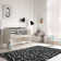 Flatweave Chenille Washable Animal Print Rug