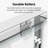 44"-48"W*72" H Semi-Frameless Double Sliding Shower Door, Bypass Shower Door, 1/4" (6mm) Thick SGCC Tempered Glass Door, Chrome-122516945