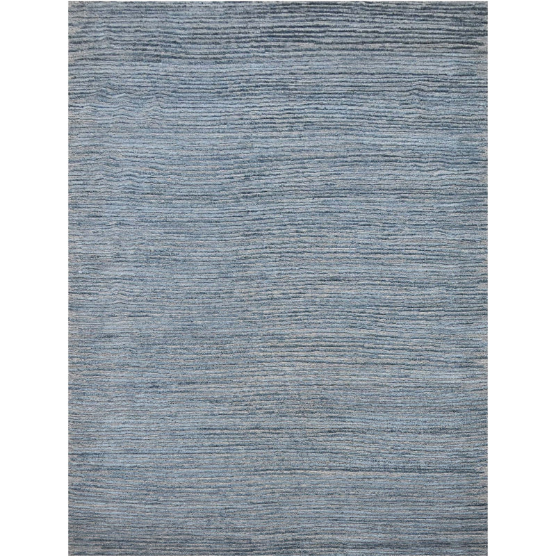 Area Rug in Blue/Gray, Rectangle 10' x 14'