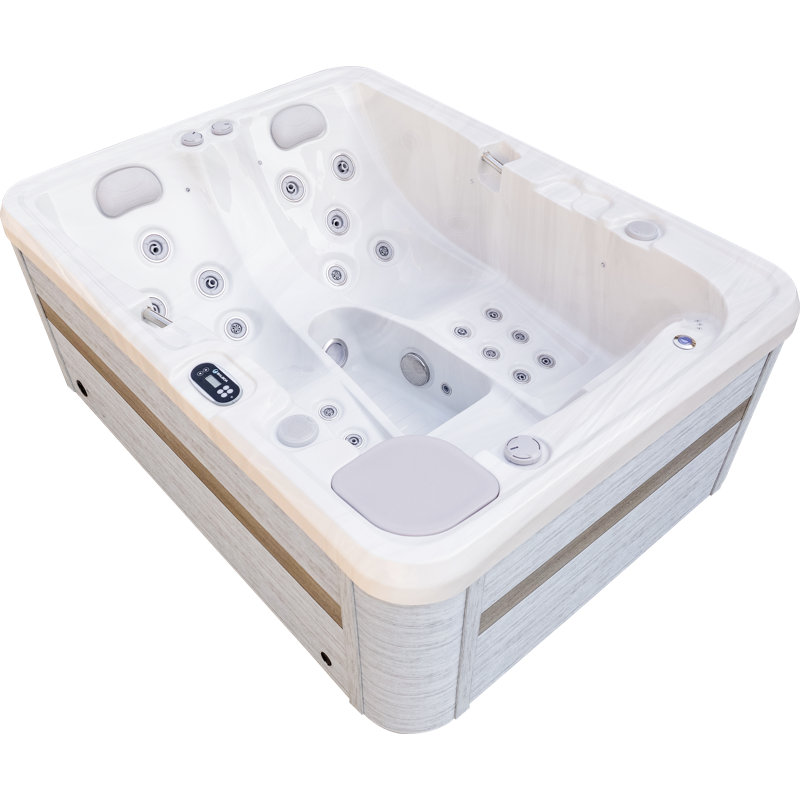Luxury Spas Largo 3-Person 30-Jet Double Lounger Standard Hot Tub with Adjustable Jets