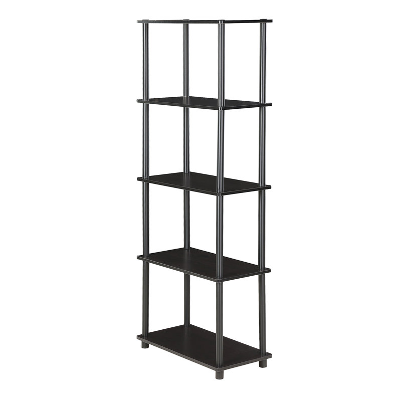 Maxine 59.9cm W Manufactured Wood Shelving Unit, Espresso
