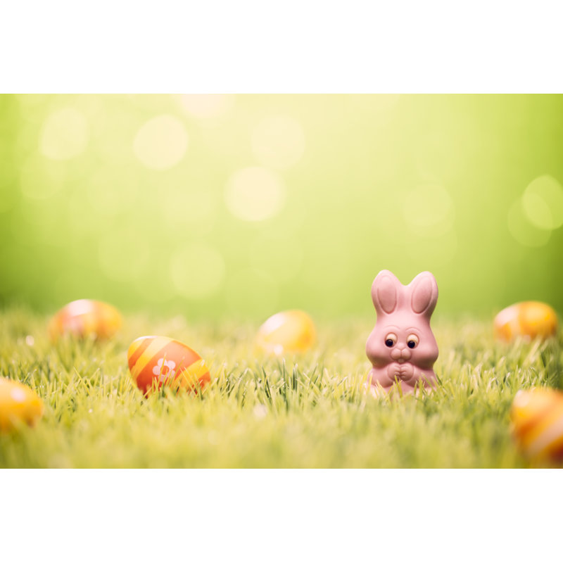Easter Eggs and Candy Bunny by Thomasvogel, 12" H x 18" W