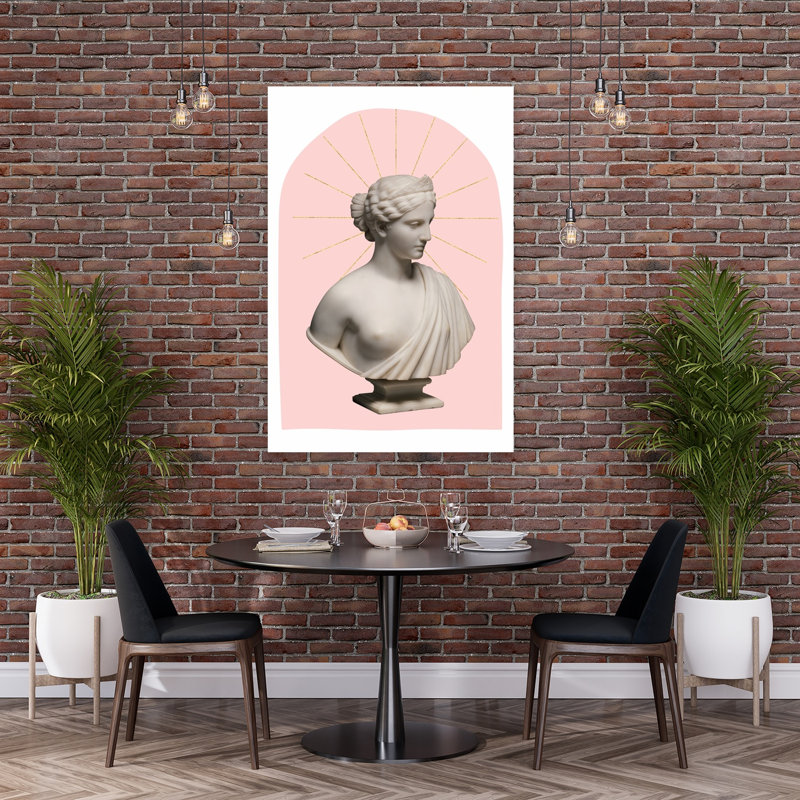 Serene Goddess Abstract Delicate Elegant Architecture Wall Art Print 1 Piece Wrapped Canvas Wall Art, 152.4cm H x 101.6cm W