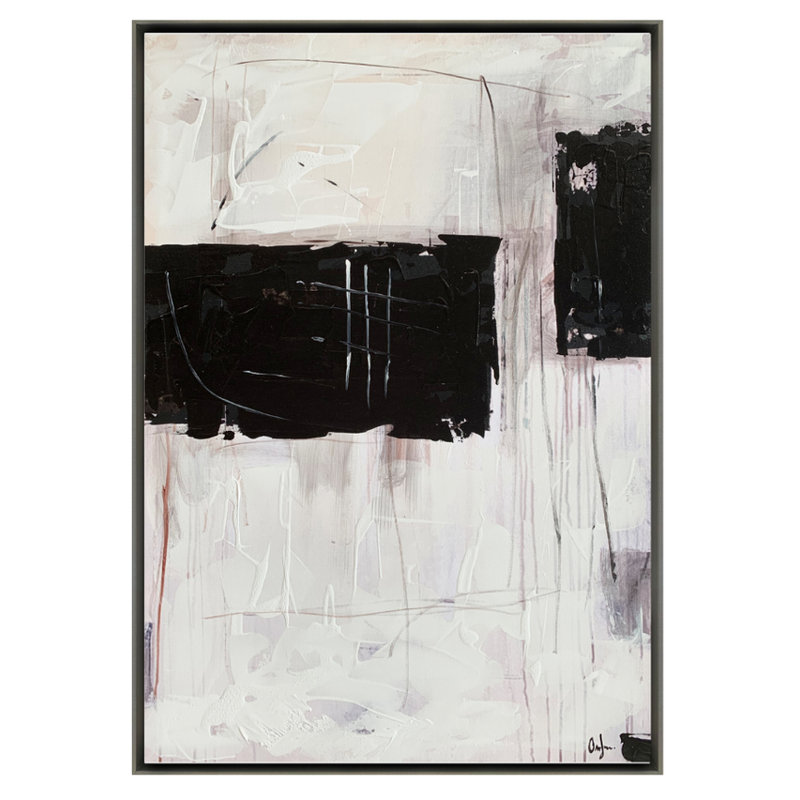 Sartoria 2 Canvas Print Artwork, Silver, 70 cm H x 94 cm W