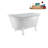 57.5'' x 29.5'' Soaking Acrylic Bathtub-83636146-83636133
