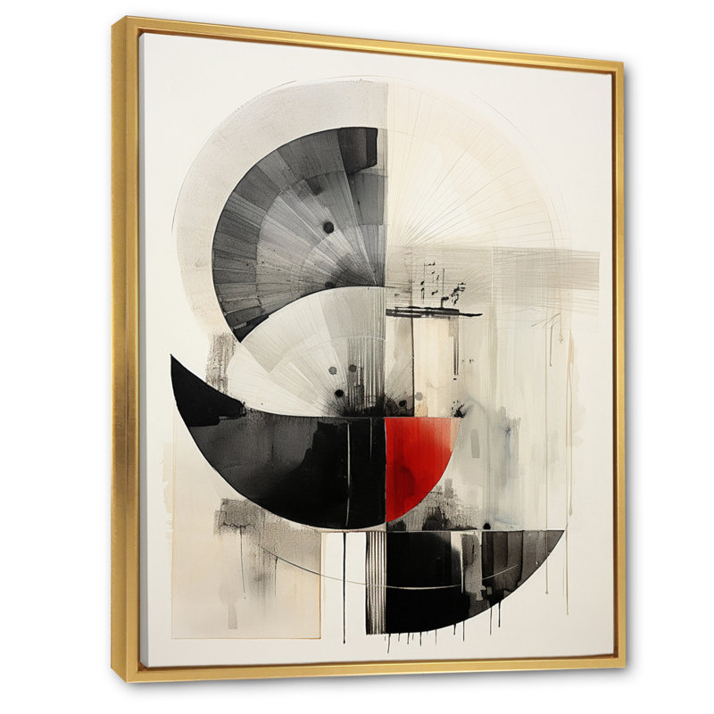 Asian Art Seashell Sumi VIII - Asian Canvas Print, H 32 po x l 24 po x P 1 po, Toile avec cadre flottant or