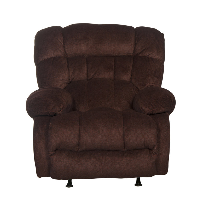 Daly Upholstered Recliner, Manual, Rocker, Cranapple