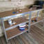 Aneissa 90cm W Metal Height -Adjustable Shelving Unit with Wheels