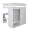 Lit mezzanine polyvalent en bois intégré avec placards, bureau à 2 tiroirs et armoire, idéal pour économiser de l'espace et organiser votre vie-1783944759-1783944761