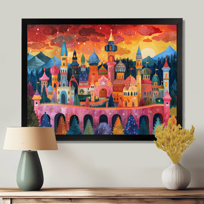 Colorul Vibrant Russia Moscow At Night II - Moscow Wall Decor