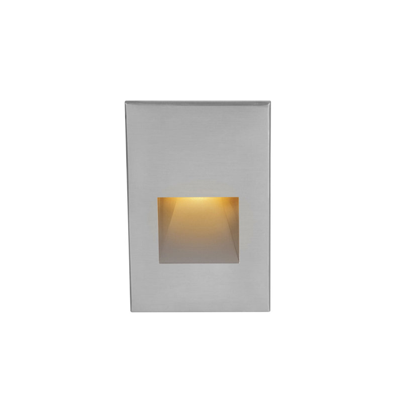 LEDme Step Light, Satinless Steel, Amber, 277