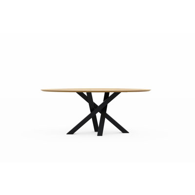 Balmore Metal Base Dining Table