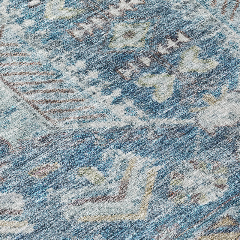 Machine Washable Indoor/Outdoor Jadiel ACN2356 Traditional Rug, Runner 2'3" x 7'6"