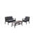 Coffee Table Loveseat Chair Set