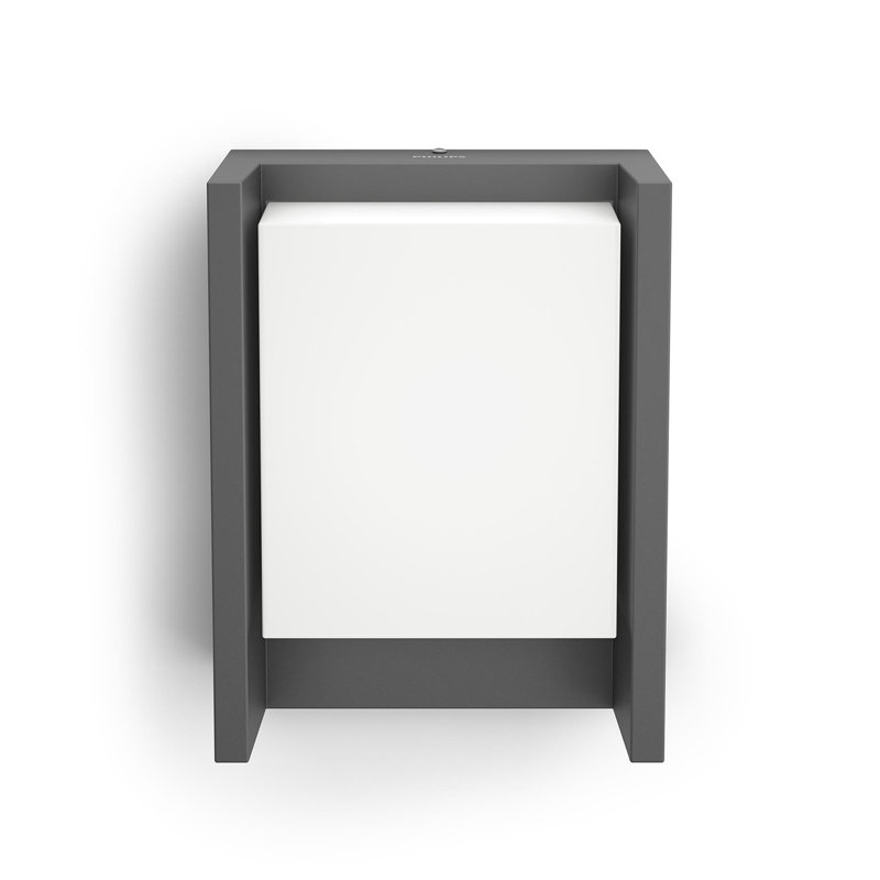Philips LED Arbour Outdoor Wall Lantern Anthracite 6W