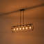 Lustre rectangulaire 6 lumières
