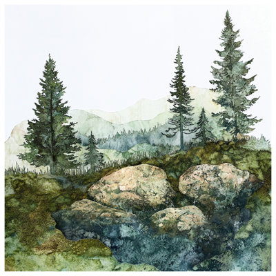 Mountain Forest Landscape Wall Tapestry - Nature Wall Decor
