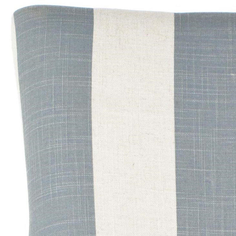 Capetown 19.5'' H Upholstered Side Chair, Gray/White Striped, 2
