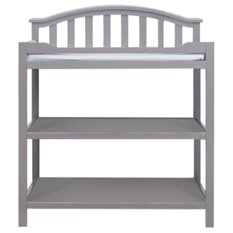 Table à langer avec coussin Berkley, Gris