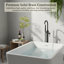 Robinet de baignoire autoportant monocommande à fixation au sol avec douche à main (débit élevé 6 gal / min) - Nickel brossé-123283303