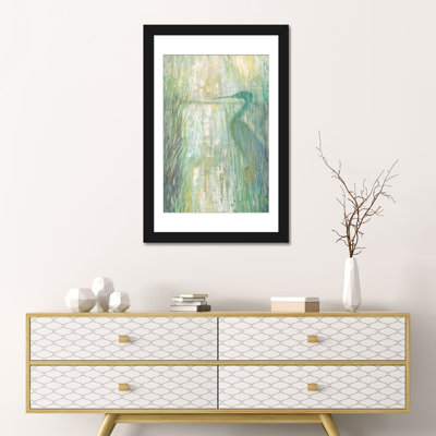 «Morning Egret II» par Ruane Manning, reproduction d'art sur toile tendue