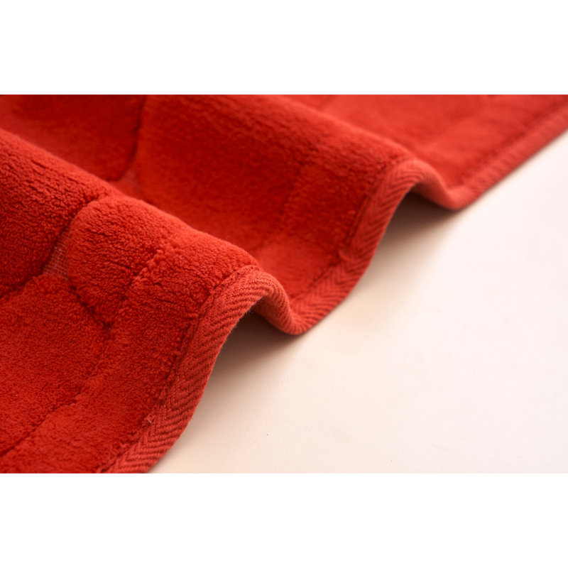 Ensemble de tapis de bain 2 pièces Allis, Rouge