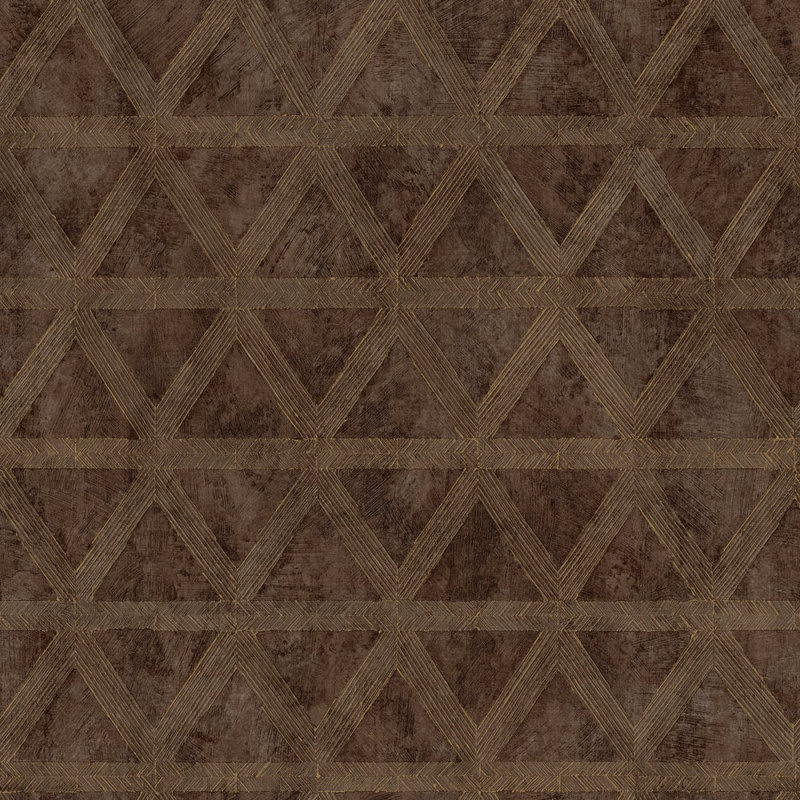 Utopia Collection Tri Prism Effect Wallpaper Roll, Bronze