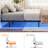 Floating Bed Frame with Charging Station and LED Lights-1974554640