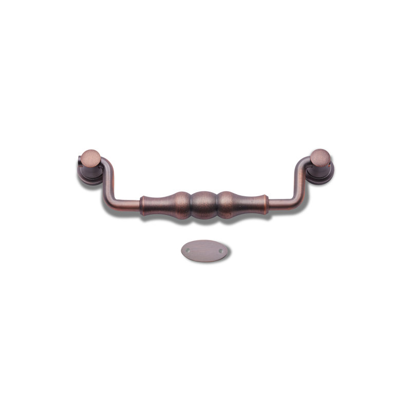 Poignée tombante perlée 5 po CP Series, Distressed Copper