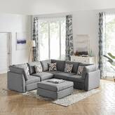 LILOLA Amira 8 - Piece Upholstered Sectional & Reviews | Wayfair