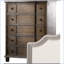 Commodes et amp; Armoire, commode 5 tiroirs Baudouin Chêne | Bois synthétique