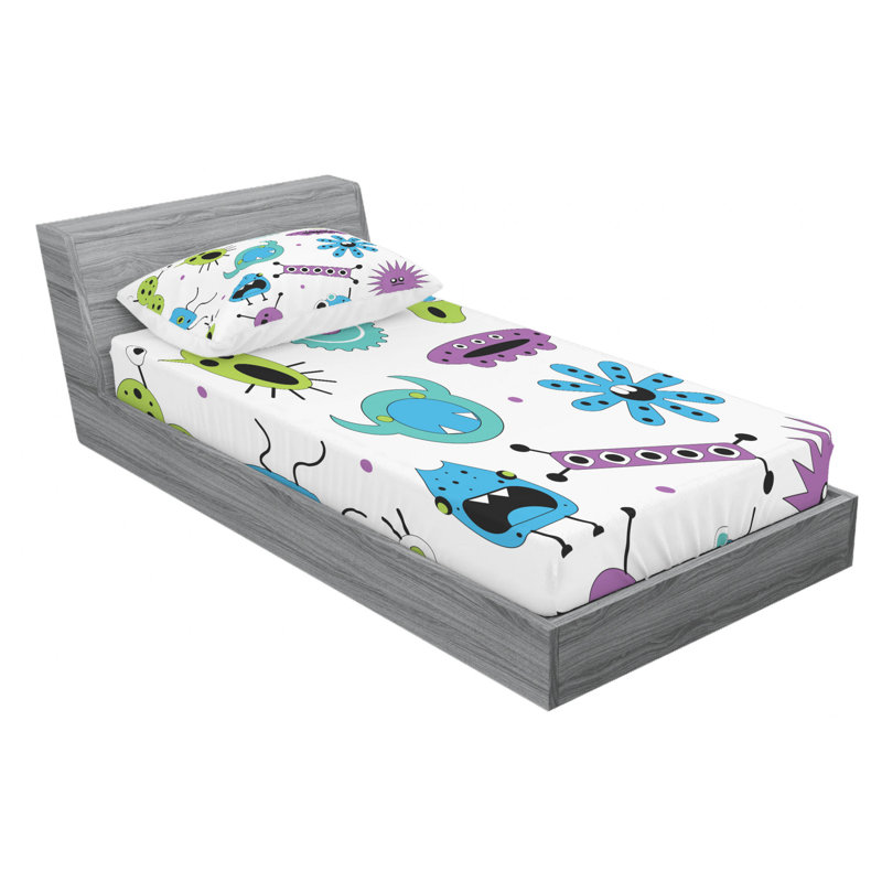 Microfiber Sheet Set, Twin XL Sheet Set with Fitted Sheet