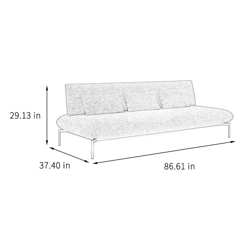 Chaise longue paresseuse unique